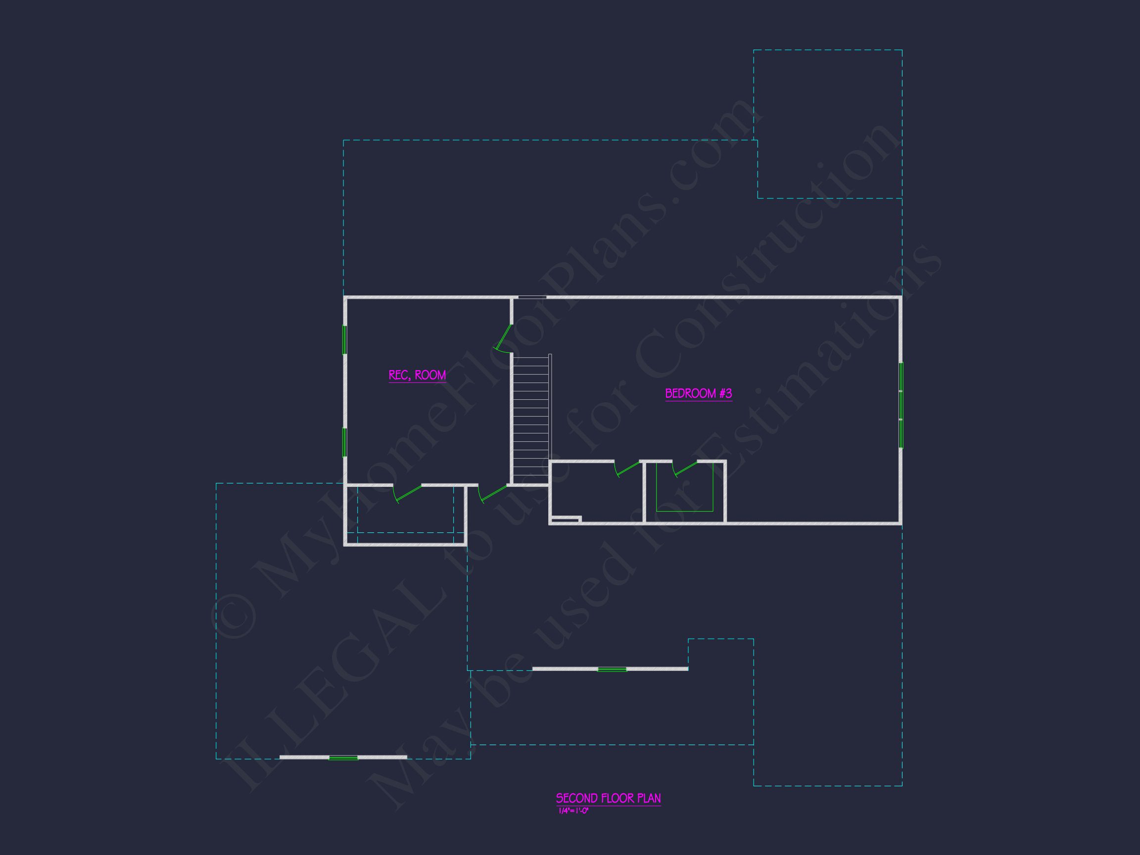 Custom house Plan with 2 Floors,CAD Designs,and Sunroom