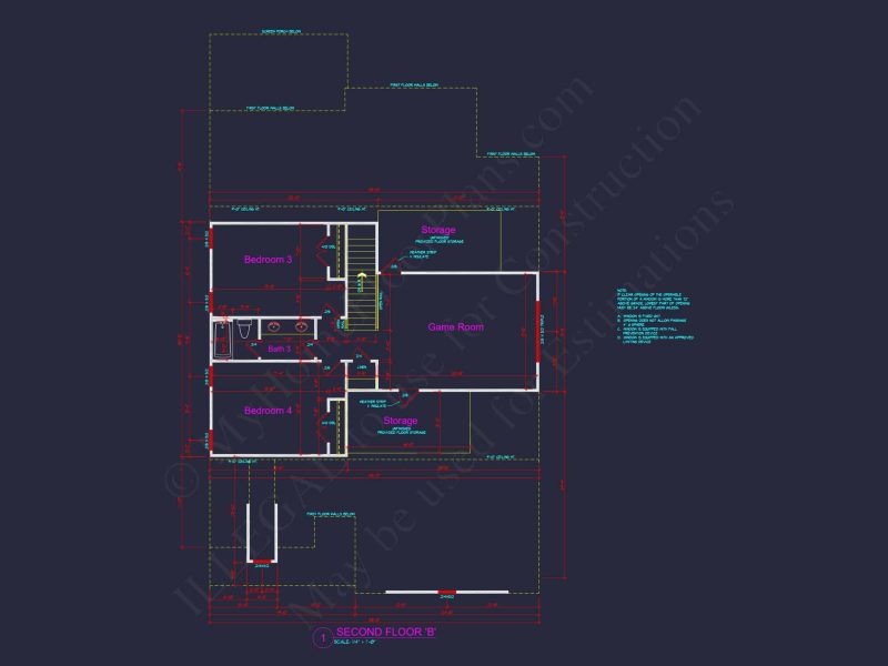 Custom house Plan with 2-Story CAD Blueprint Designs