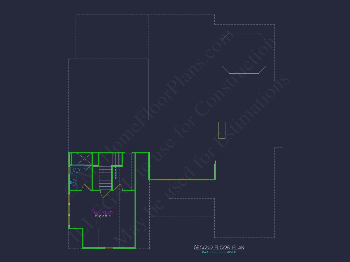 Custom house Plan with 3 Beds, 3.5 Baths, and CAD Designs
