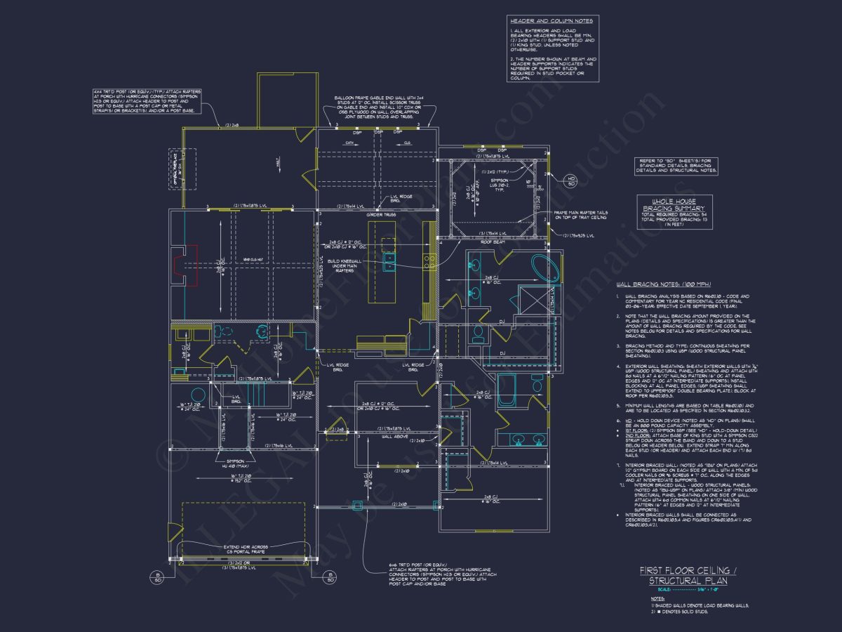 Custom house Plan with 3 Beds, 3.5 Baths, and CAD Designs