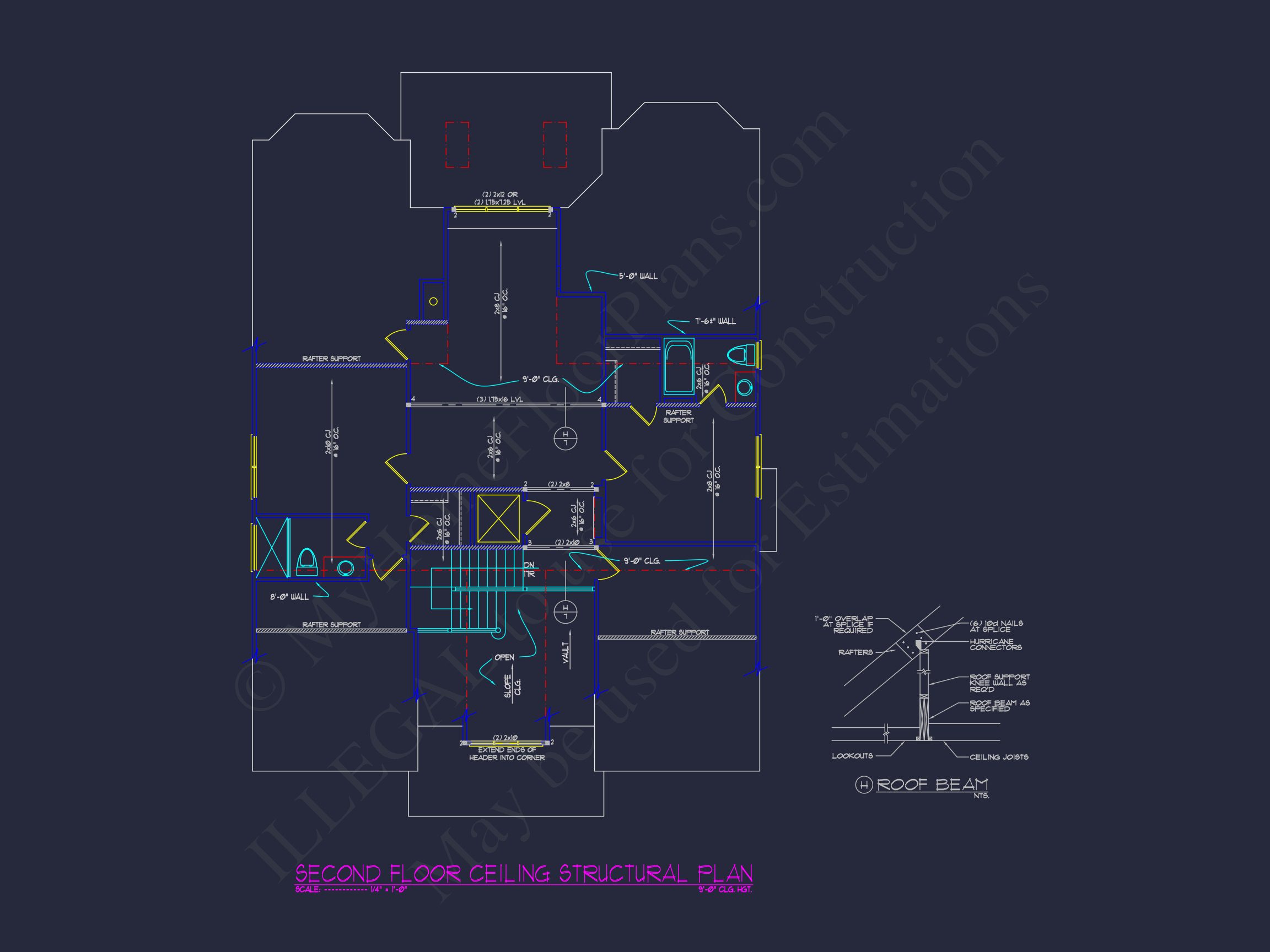 Custom Home Plan with 3 Floors – CAD Architectural Designs