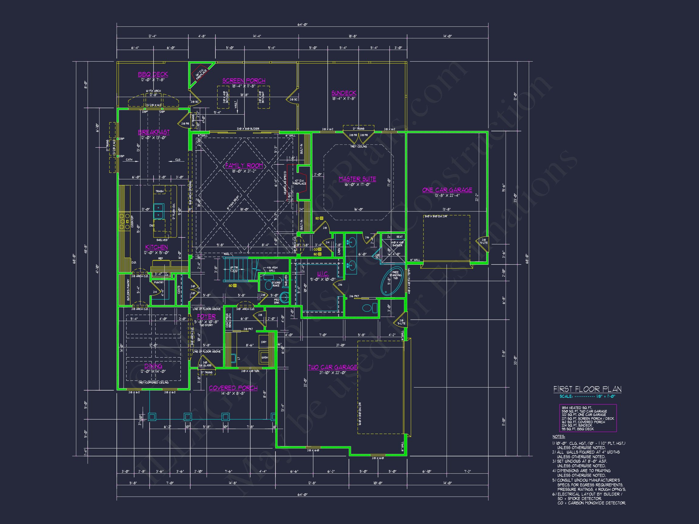 Custom house Plan with 3 Floors,CAD Blueprint & Features