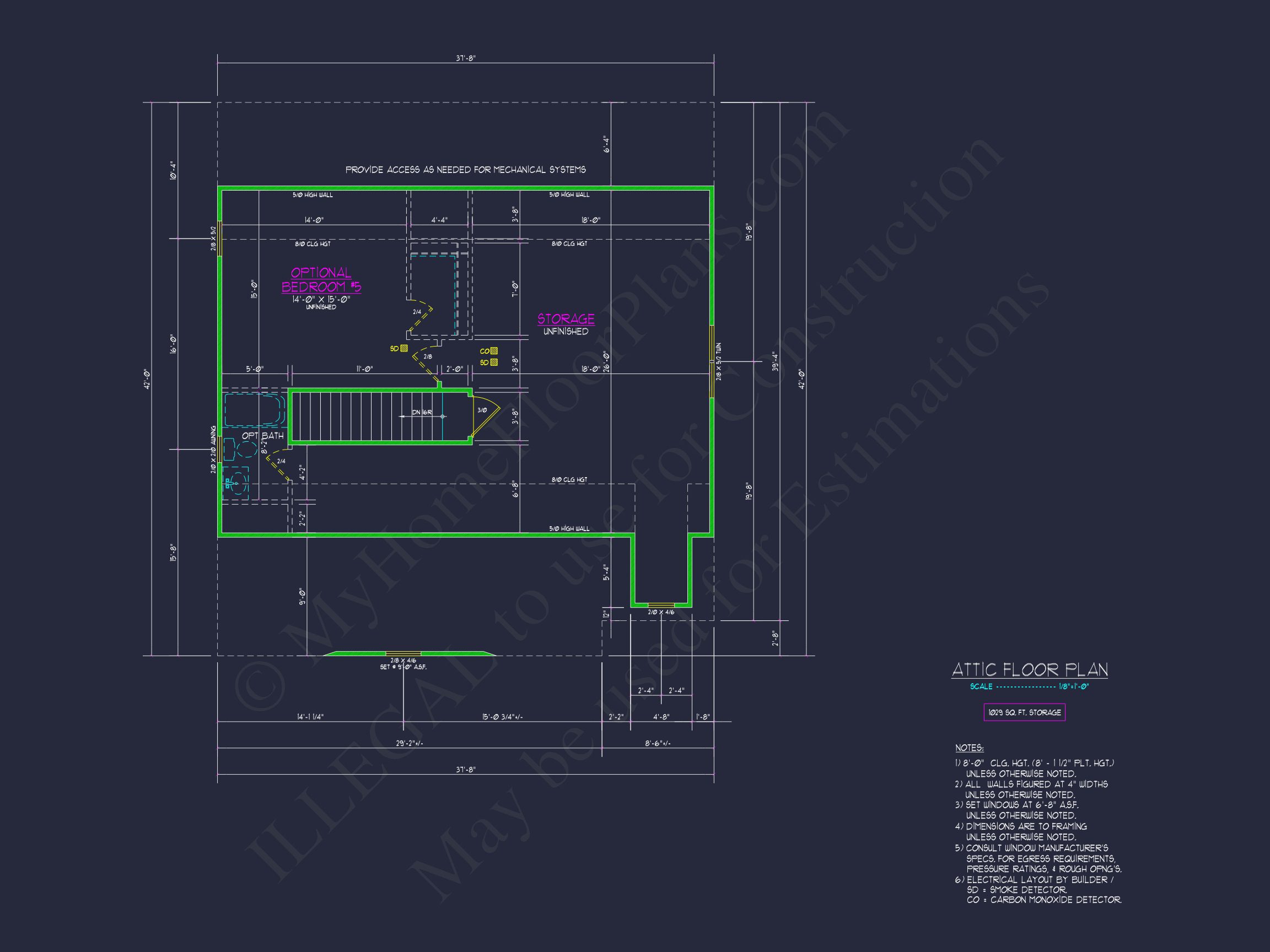 Custom house Plan with 3 Floors,CAD Blueprint & Features