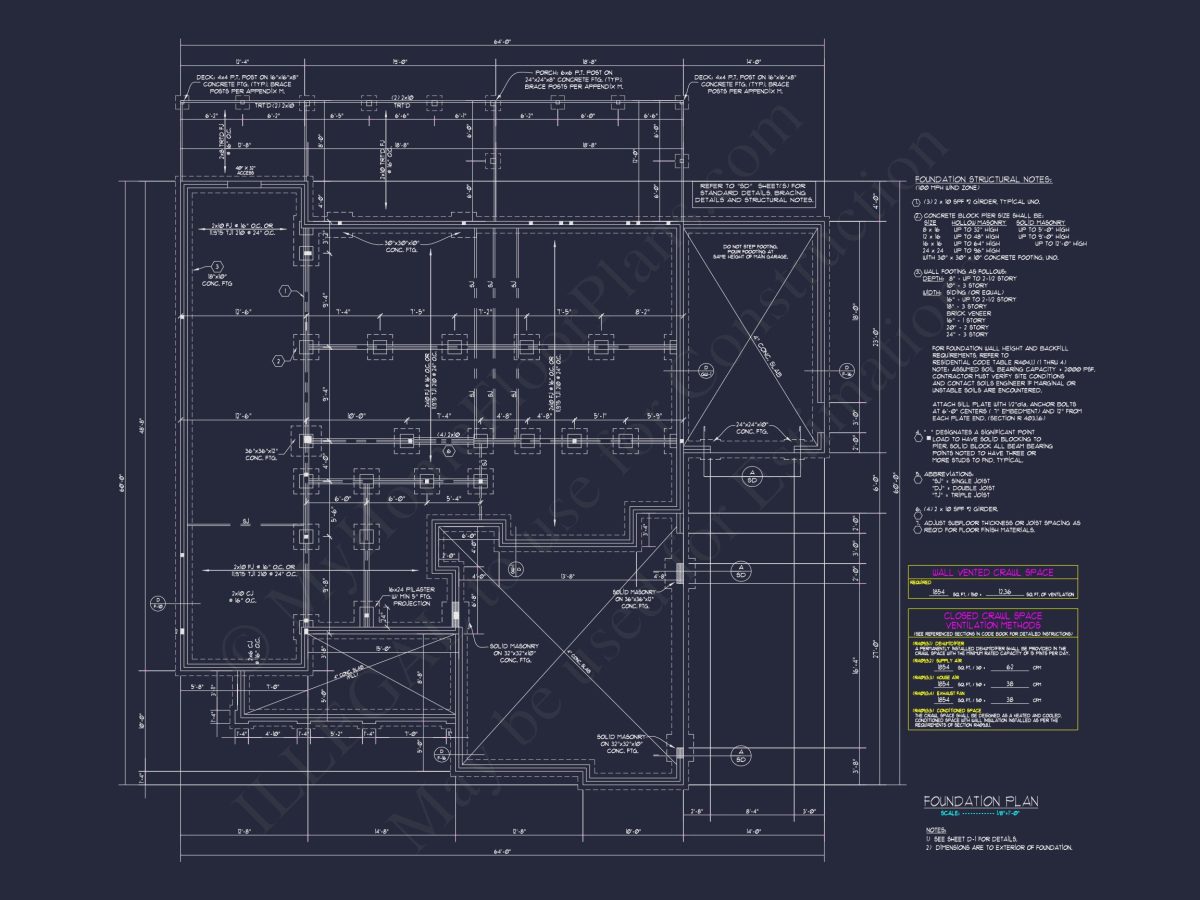 Custom house Plan with 3 Floors, CAD Blueprint & Features