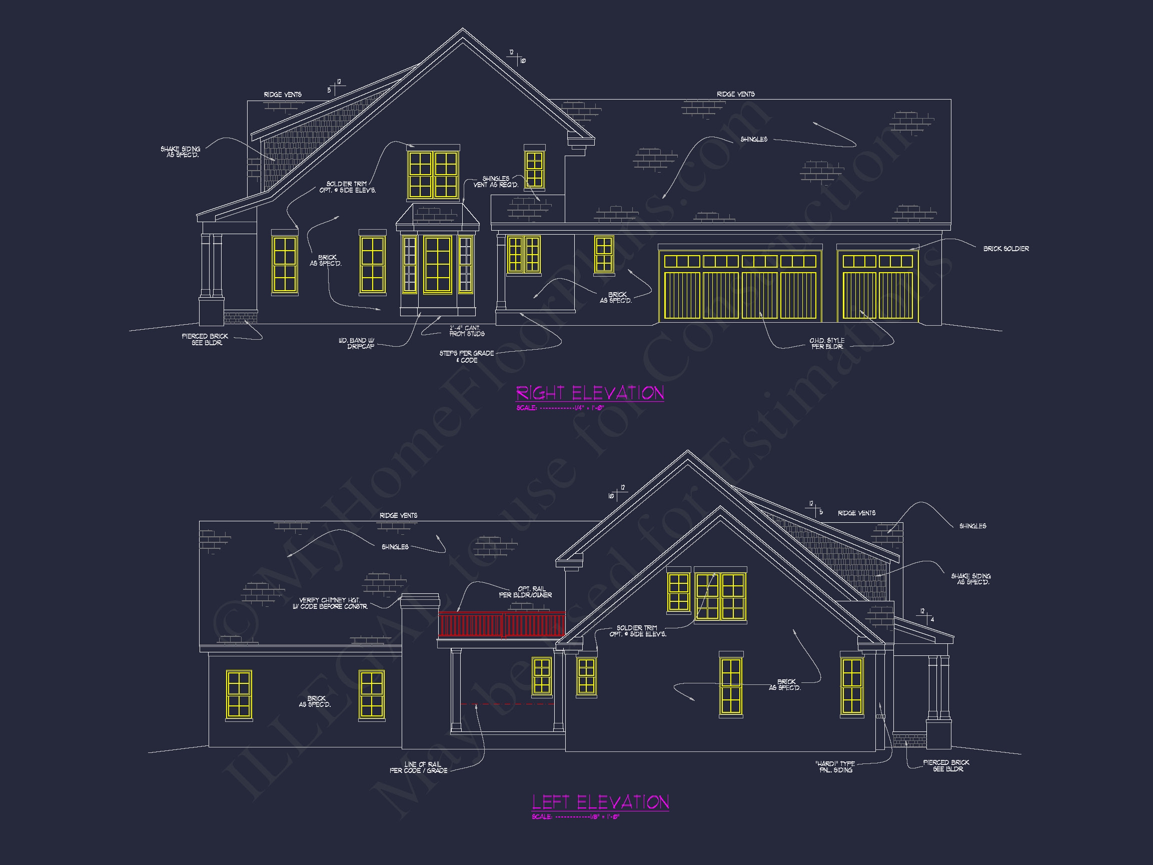 Custom Home Plan with 4 Bedrooms