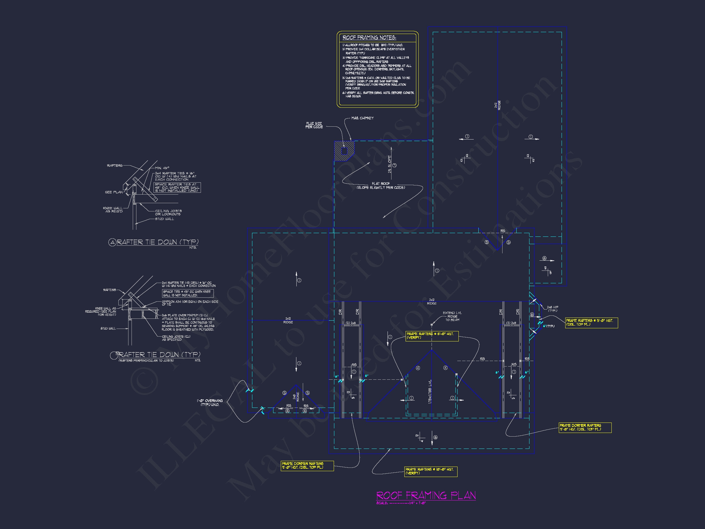 Custom Home Plan with 4 Bedrooms