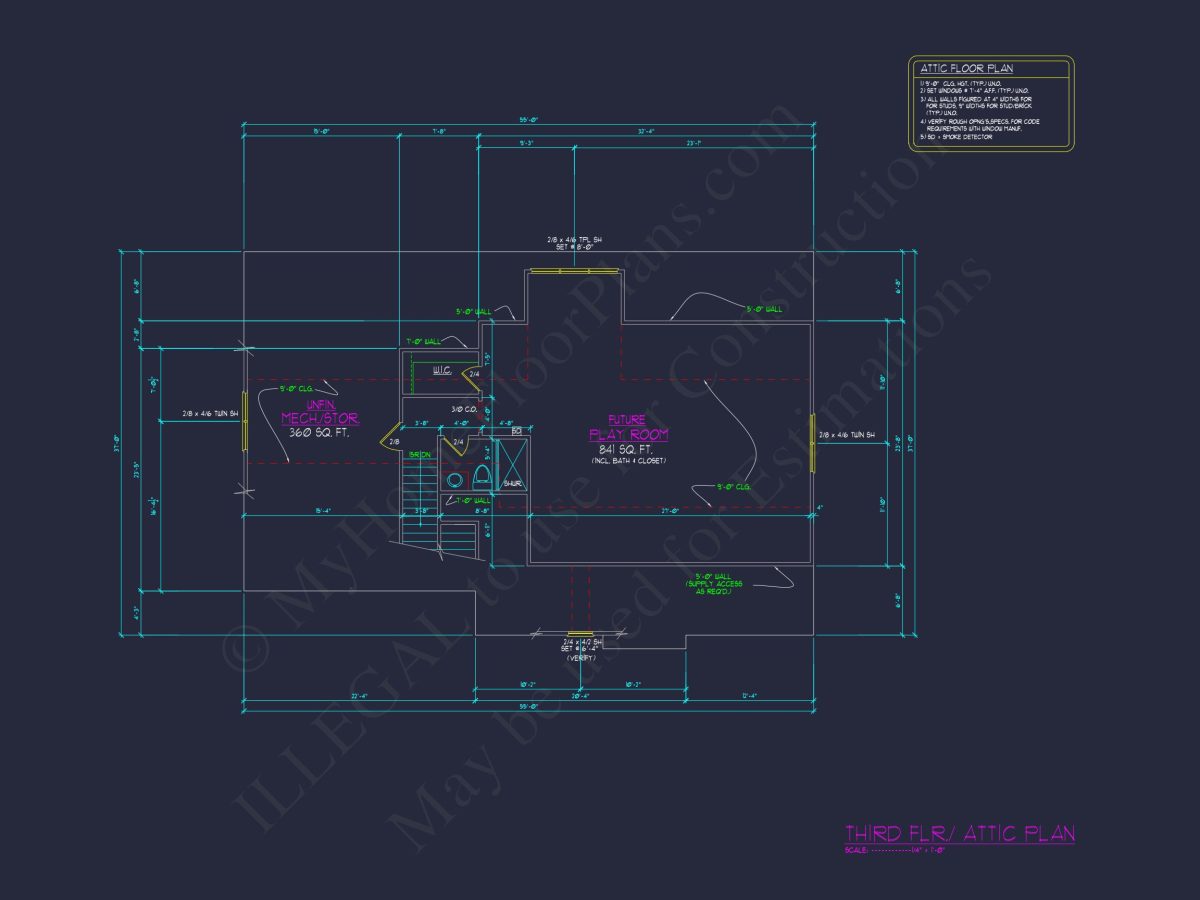 Custom house Plan with 5 Beds, Open Floor Plan & CAD Designs