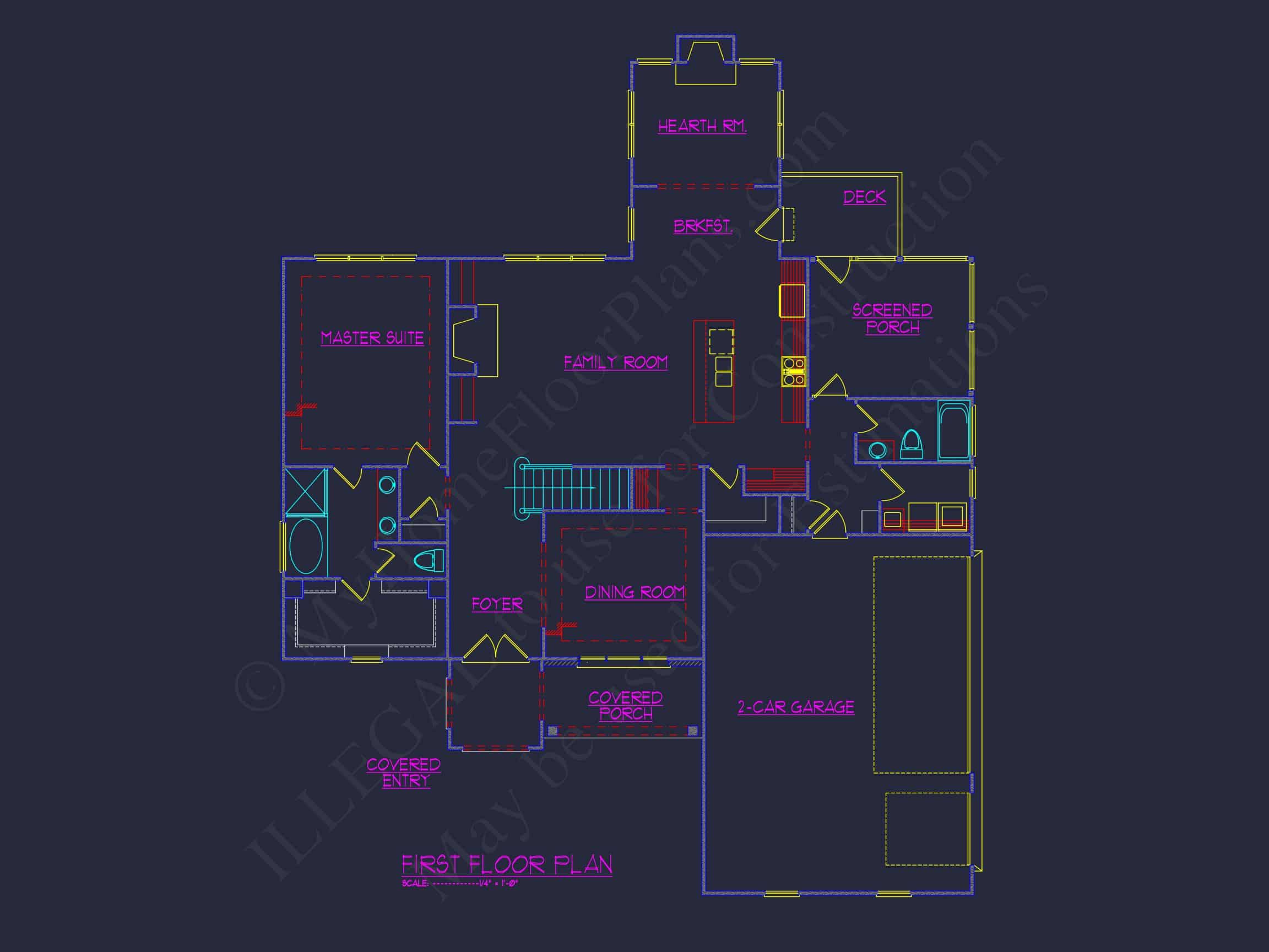Custom house Plan with Blueprint Designs,CAD Floor Plans & Features
