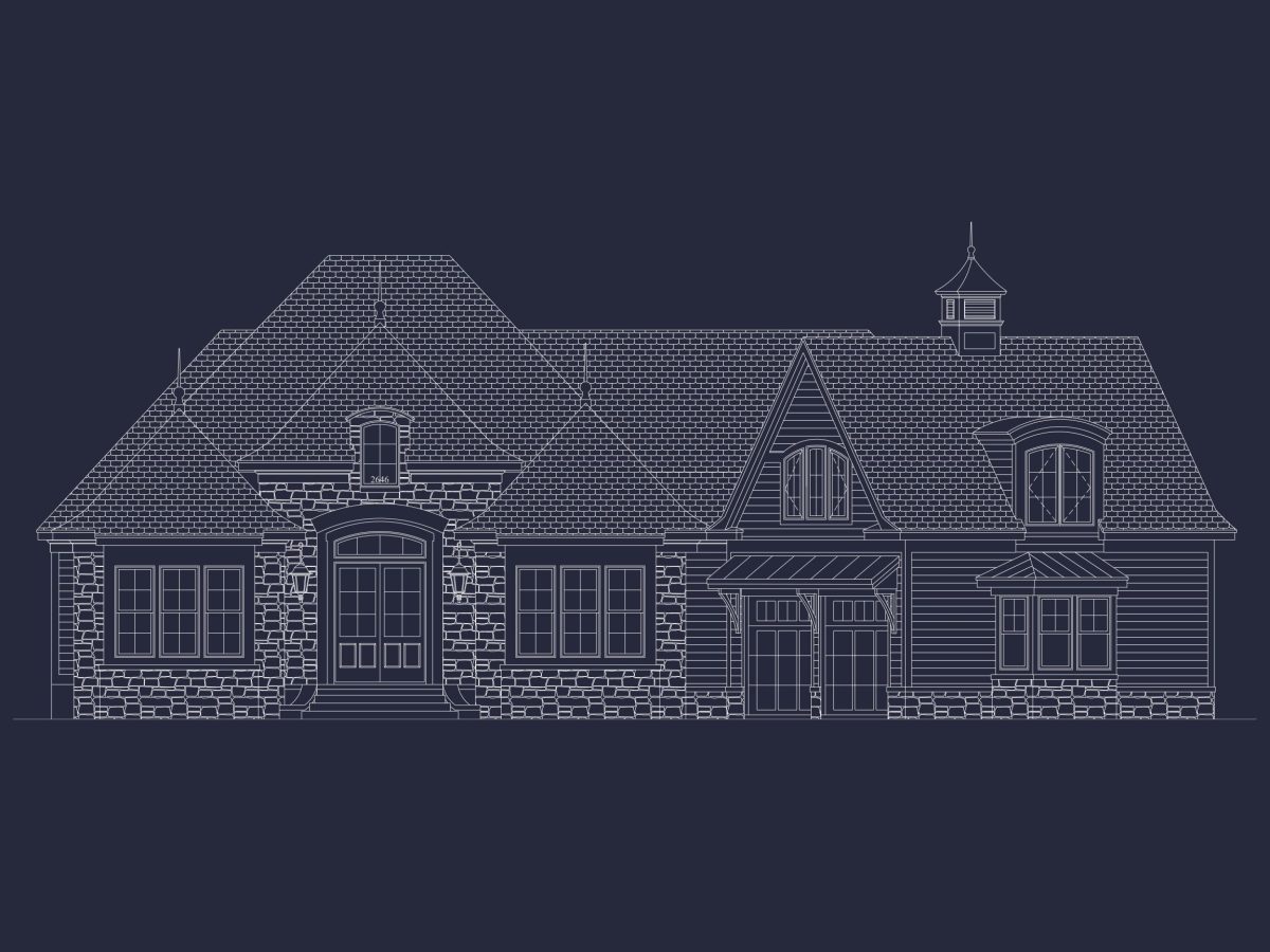 Custom house Plan with Detailed Architecture and Designs