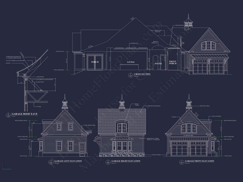Custom house Plan with Detailed Architecture and Designs