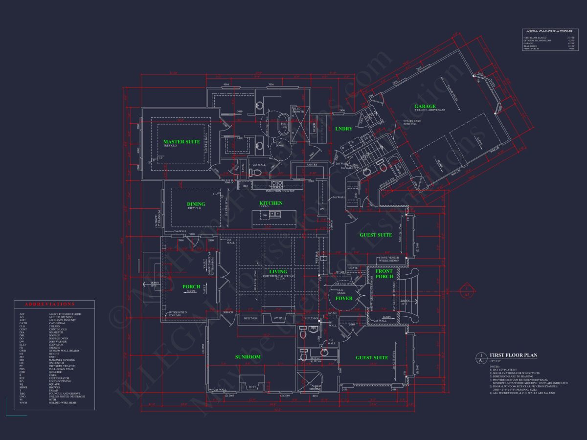 Custom house Plan with Detailed Architecture and Designs