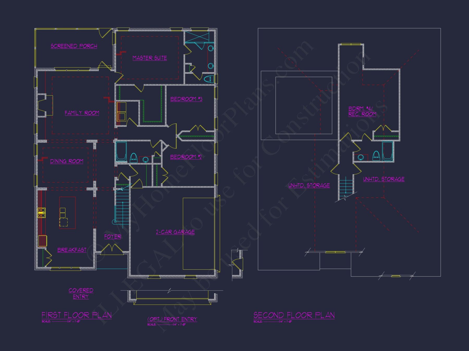 Custom house Plan with Detailed Blueprints and CAD Designs