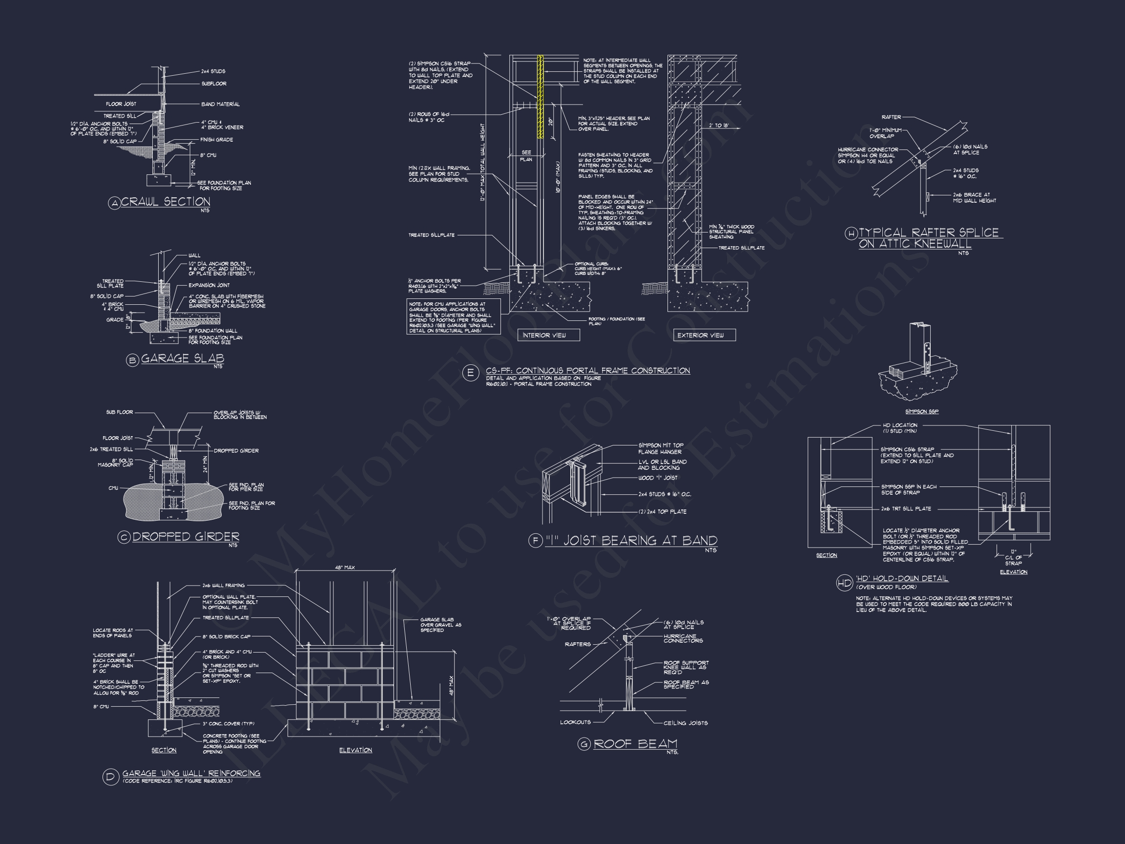 Custom Home Plan with Floor Designs,Blueprint & Architecture