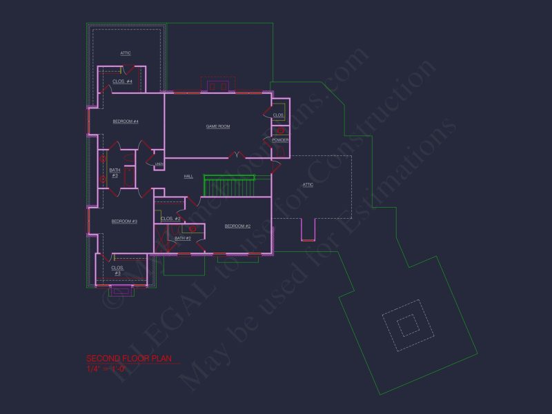 Custom house Plan with Floor Plan, CAD Designs & Blueprint