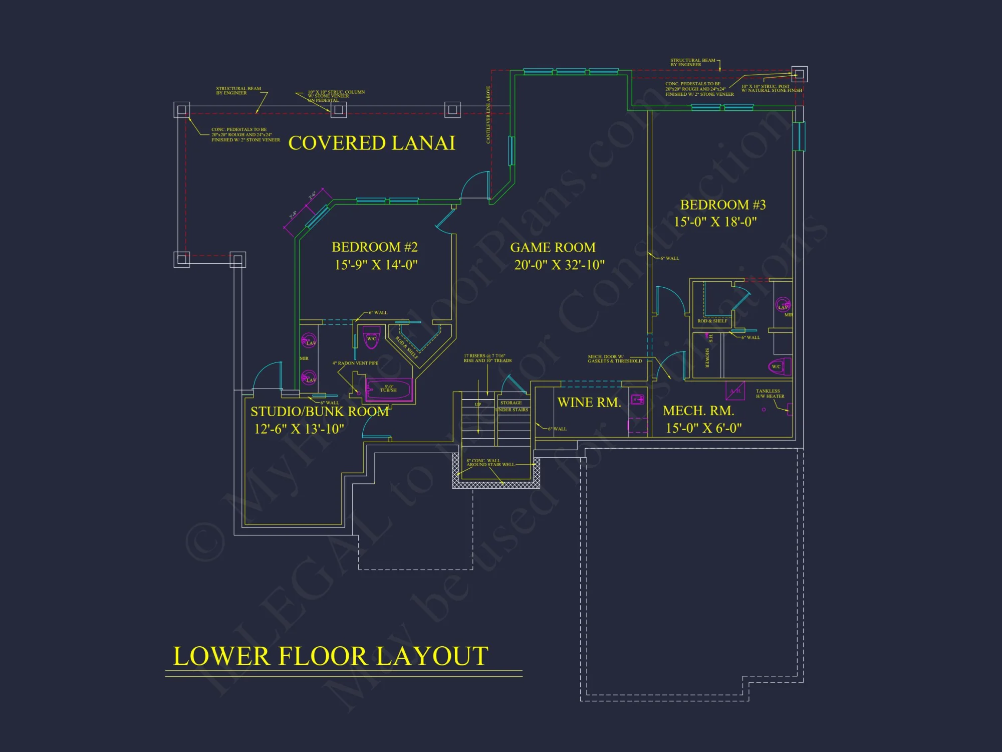 Custom house Plan with Luxury Design Features and CAD Blueprints