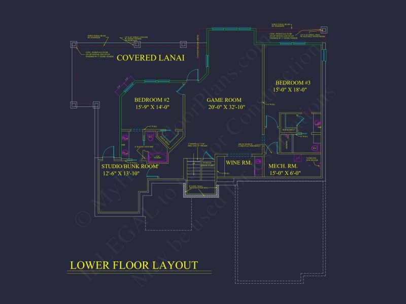 Custom house Plan with Luxury Design Features and CAD Blueprints