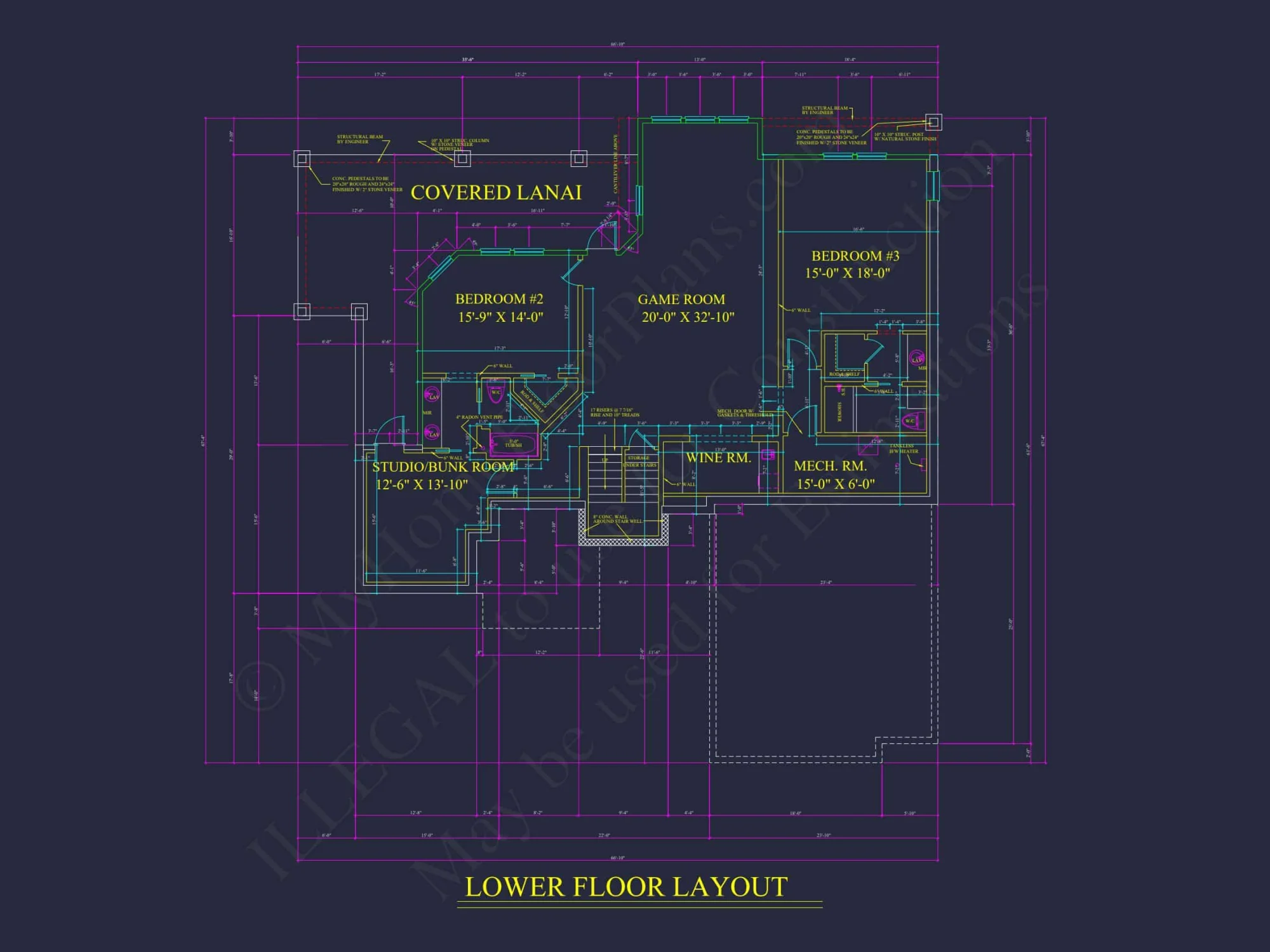 Custom house Plan with Luxury Design Features and CAD Blueprints