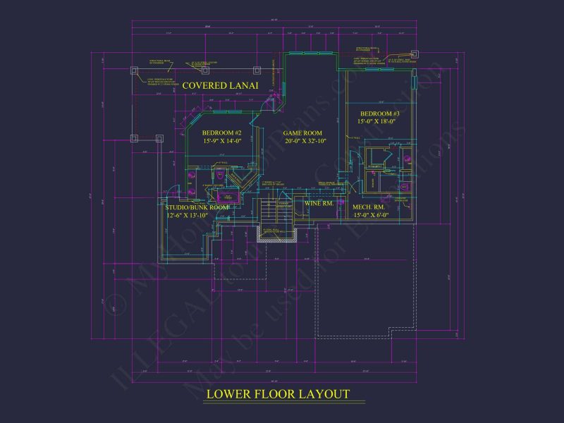 Custom house Plan with Luxury Design Features and CAD Blueprints