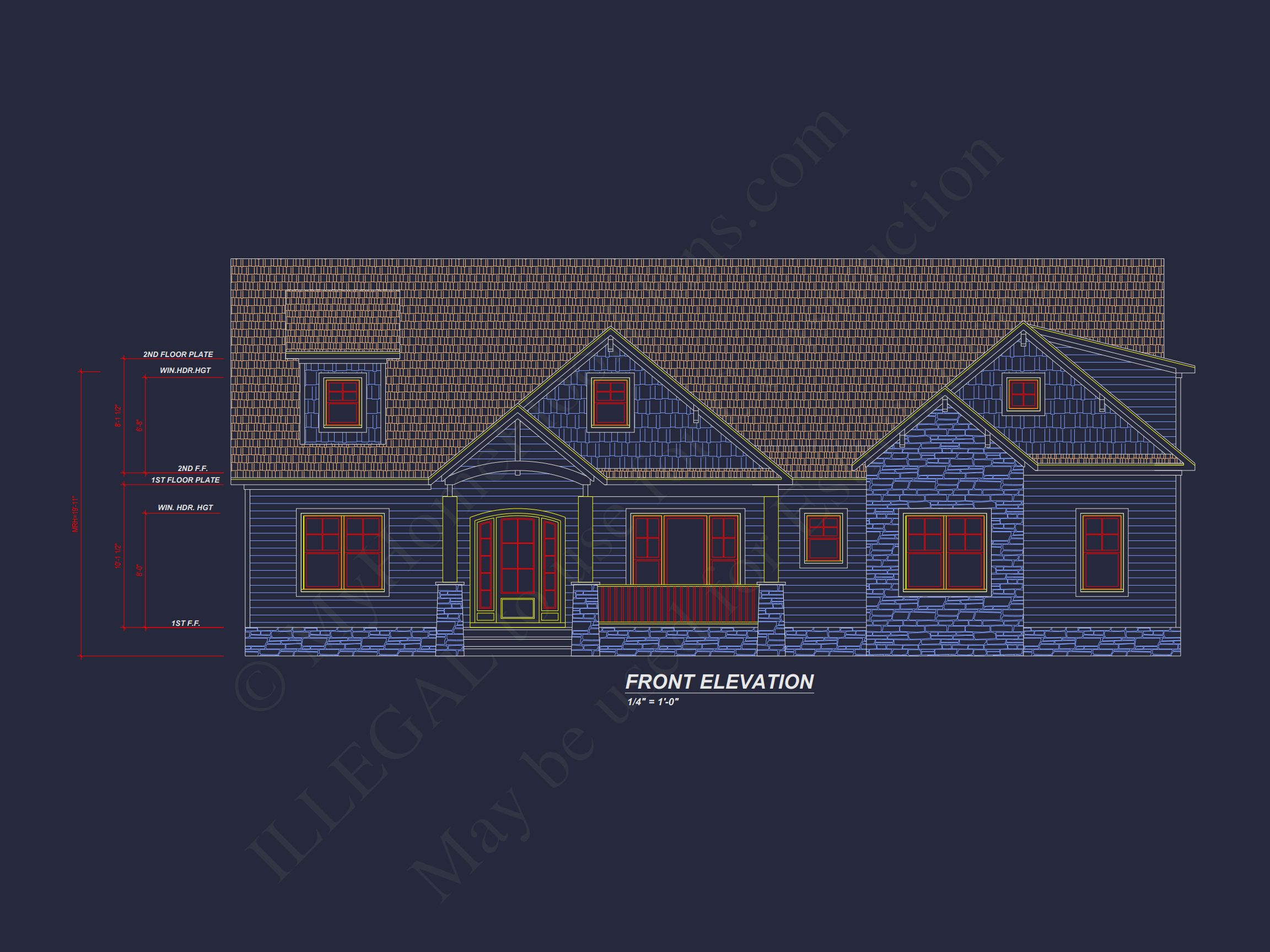 Custom house Plan with Open Floor Layout & 3 Bedrooms