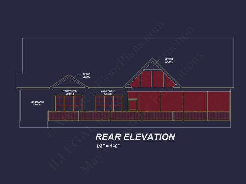 Custom house Plan with Open Floor Layout & 3 Bedrooms