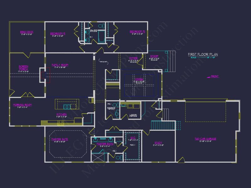 Custom house Plan with Stunning Floor Plan and CAD Designs