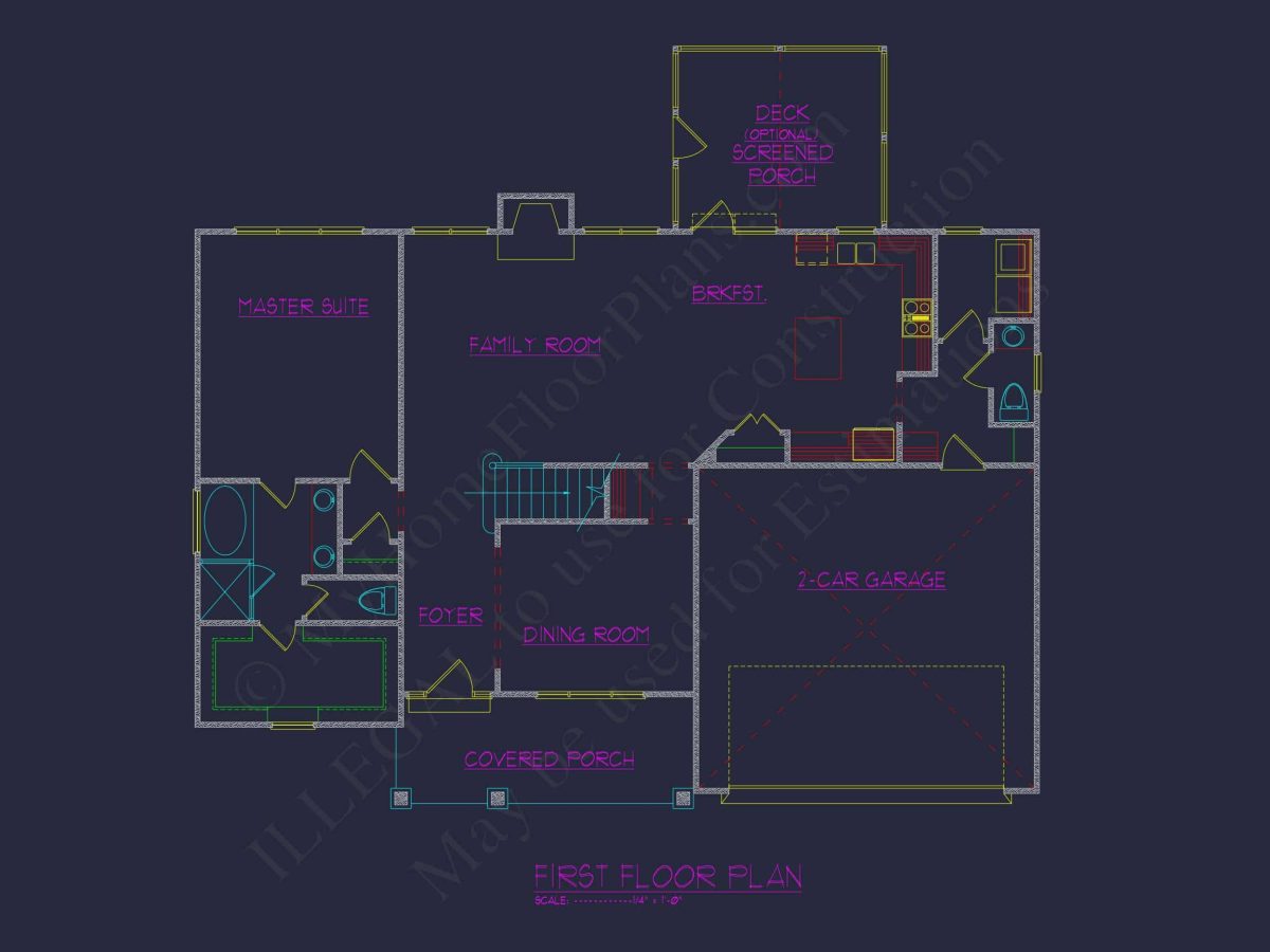 Custom house Plans with Floor Plan Designs and CAD Details
