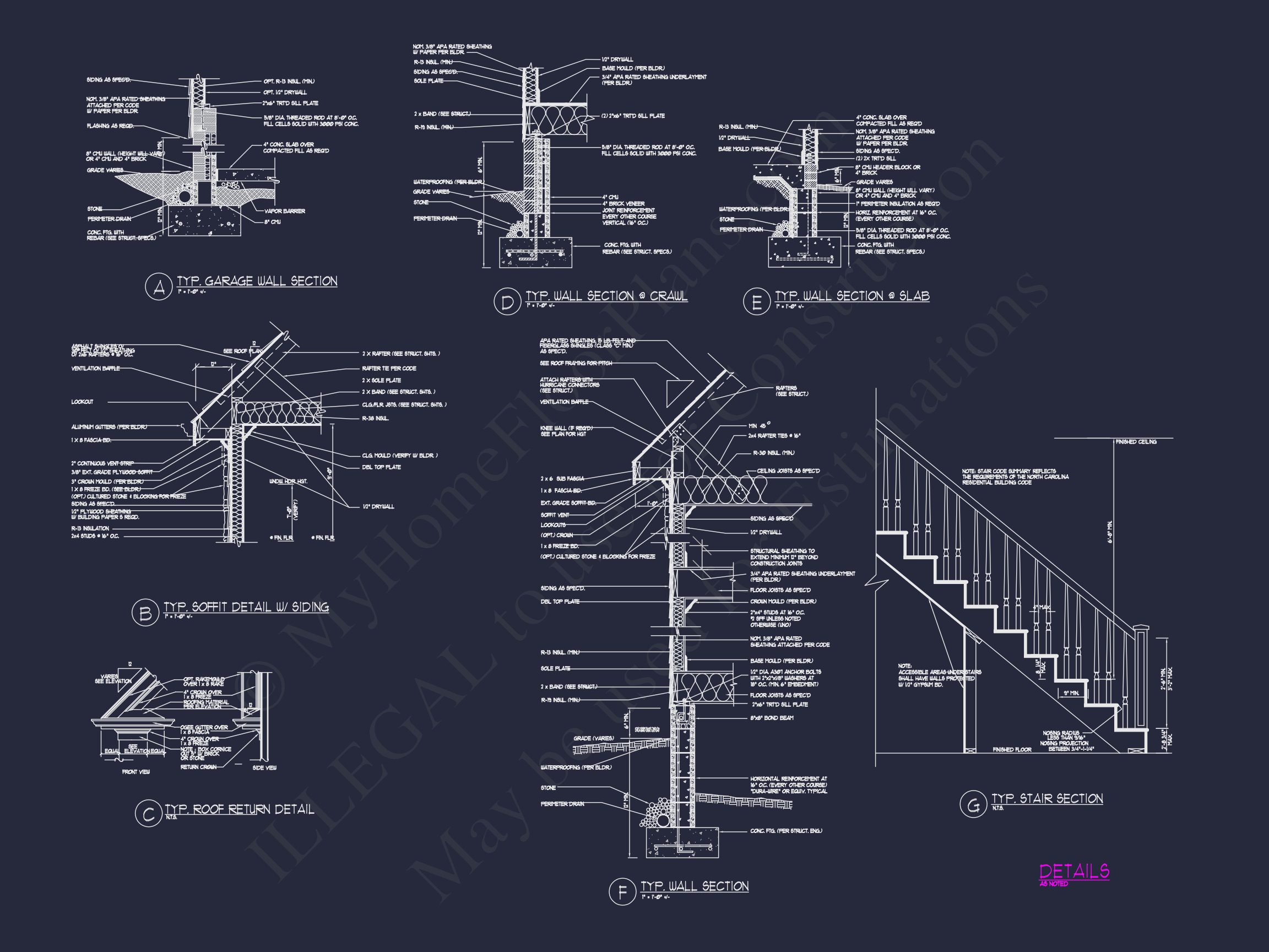 Custom house Plans with Modern Blueprint CAD Architecture