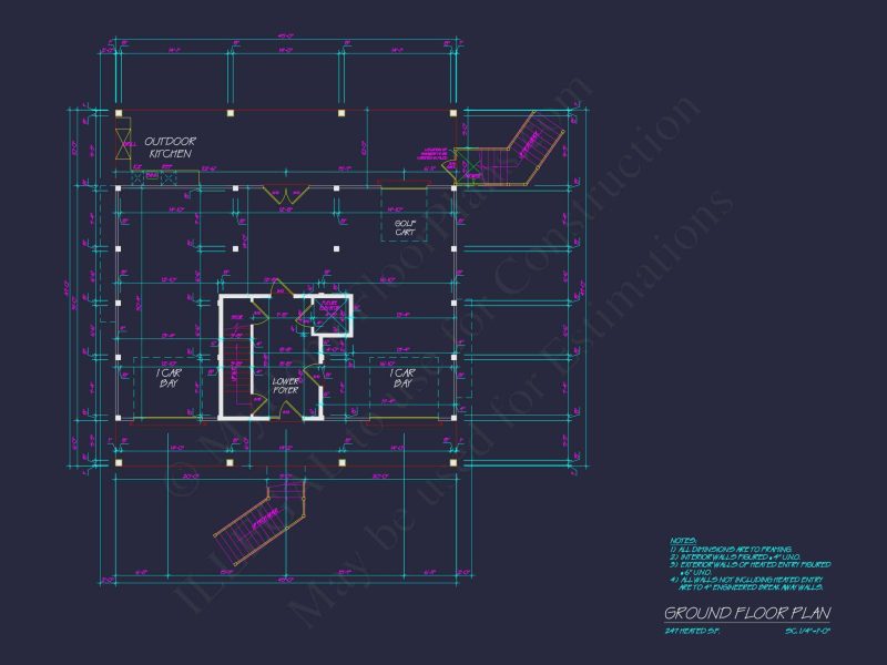 Custom Southern house Plan with Floor Plans and CAD Designs