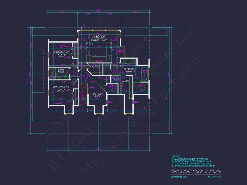 Custom Southern house Plan with Floor Plans and CAD Designs
