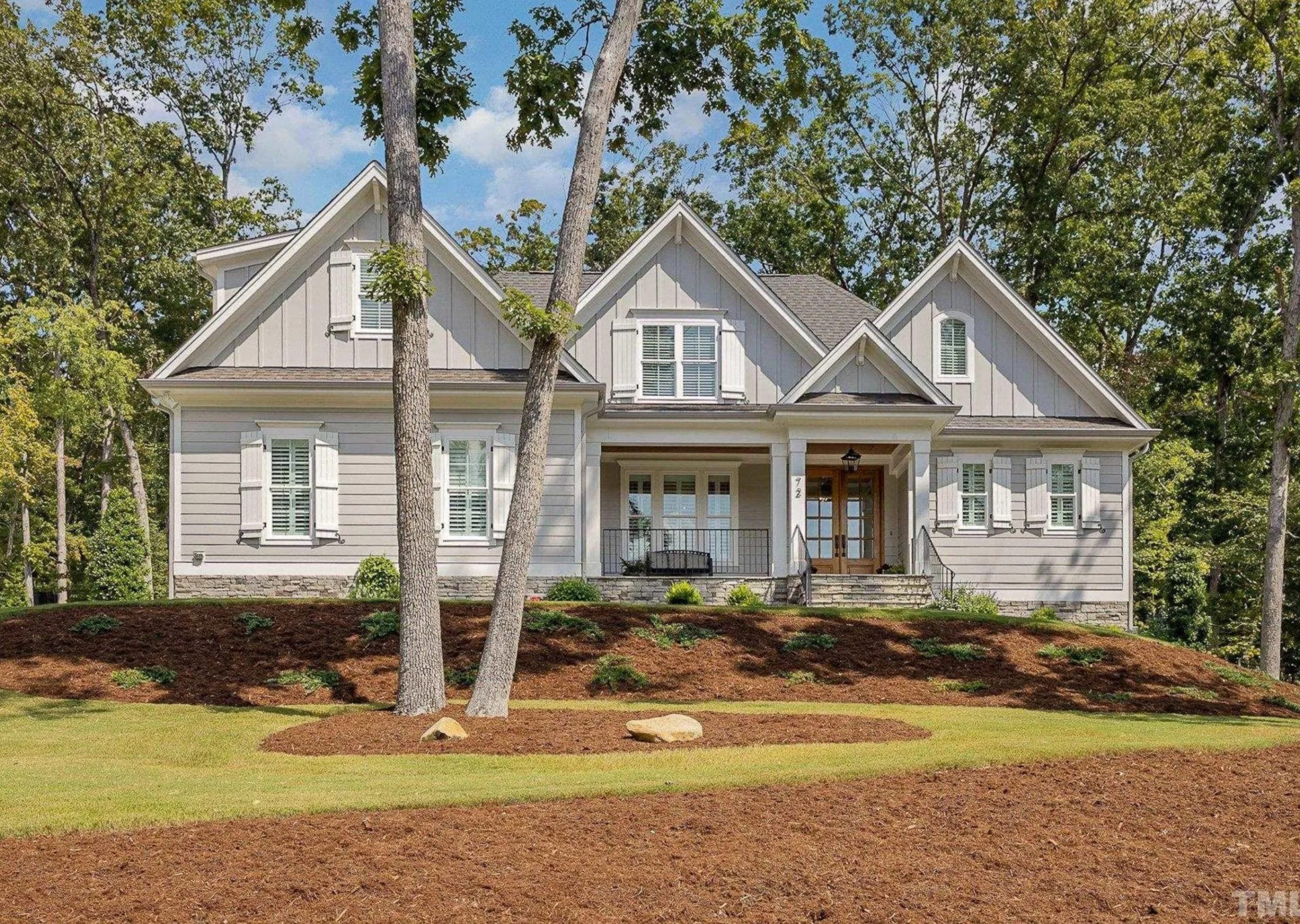 Custom Transitional house Plan with 4 Bedrooms and Elegant Features