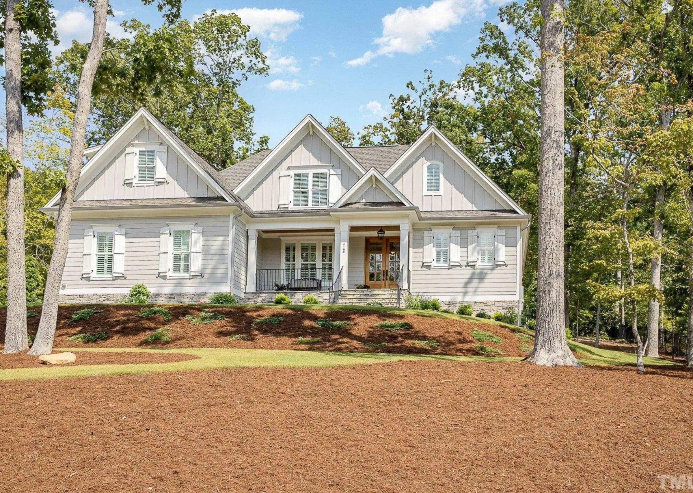 Custom Transitional house Plan with 4 Bedrooms and Elegant Features