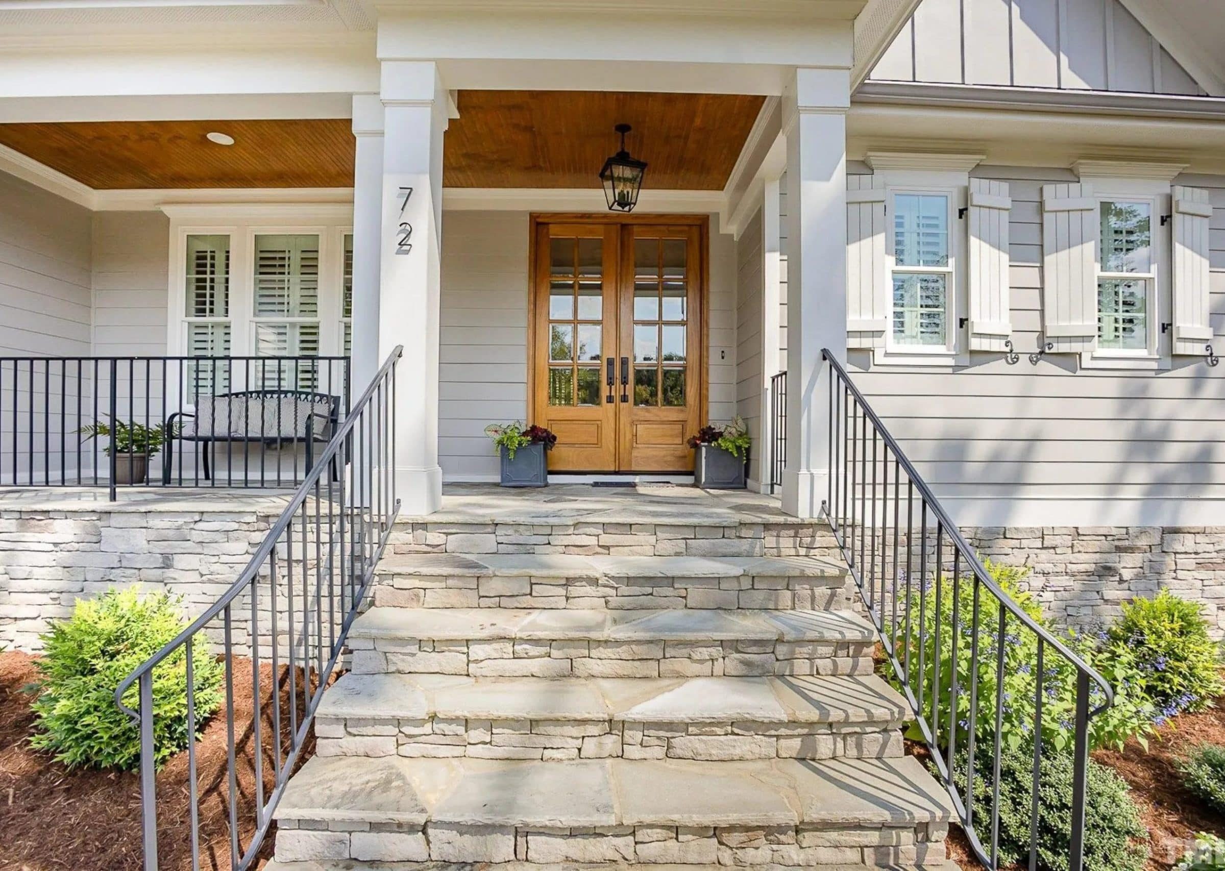 Custom Transitional house Plan with 4 Bedrooms and Elegant Features
