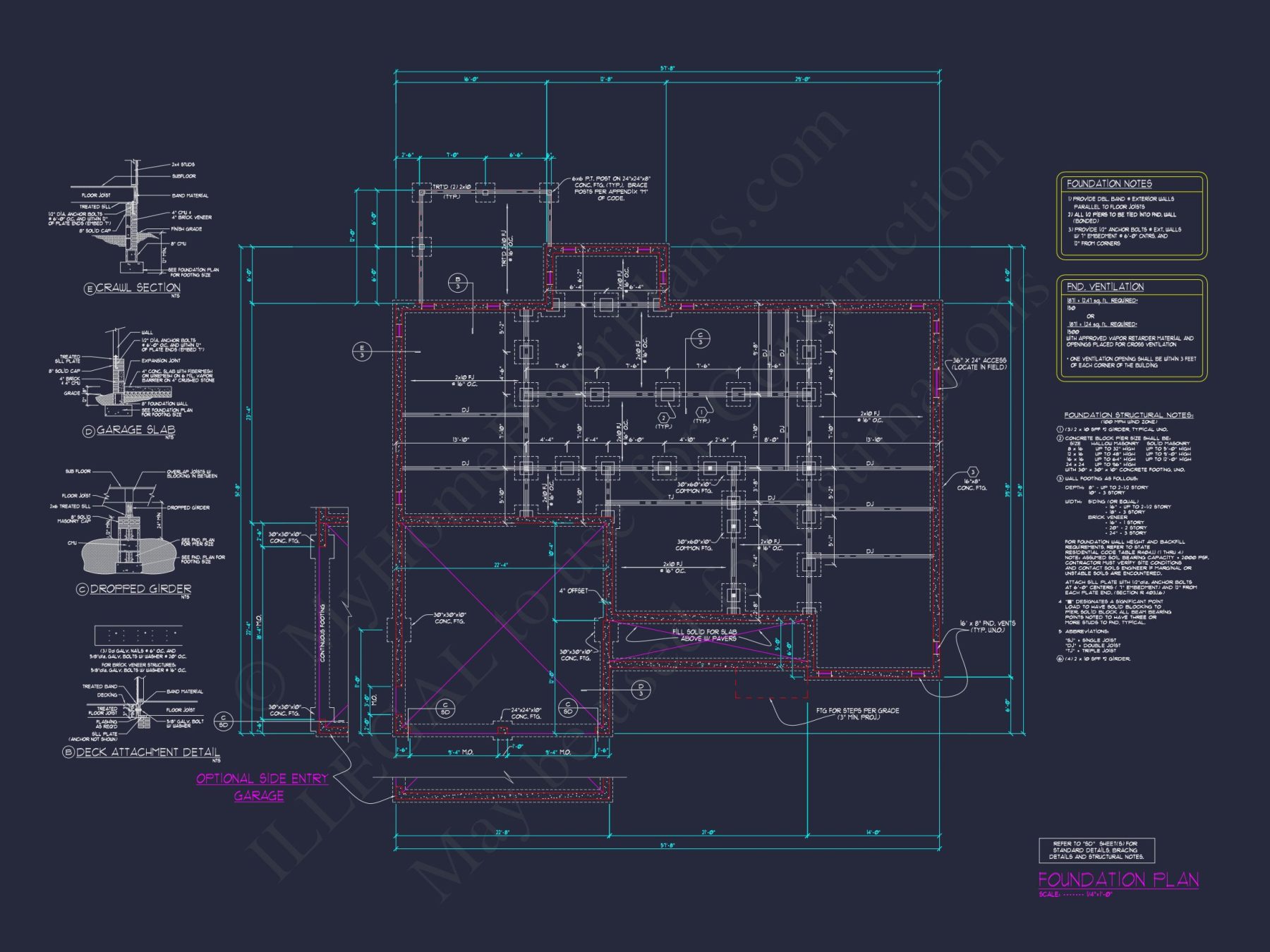 Customizable Craftsman house Plan with 2-Story Floor Blueprint