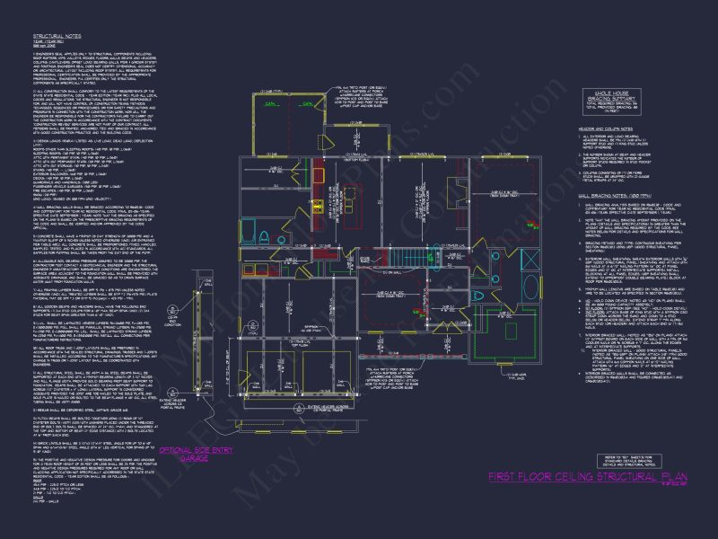 Customizable Craftsman house Plan with 2-Story Floor Blueprint
