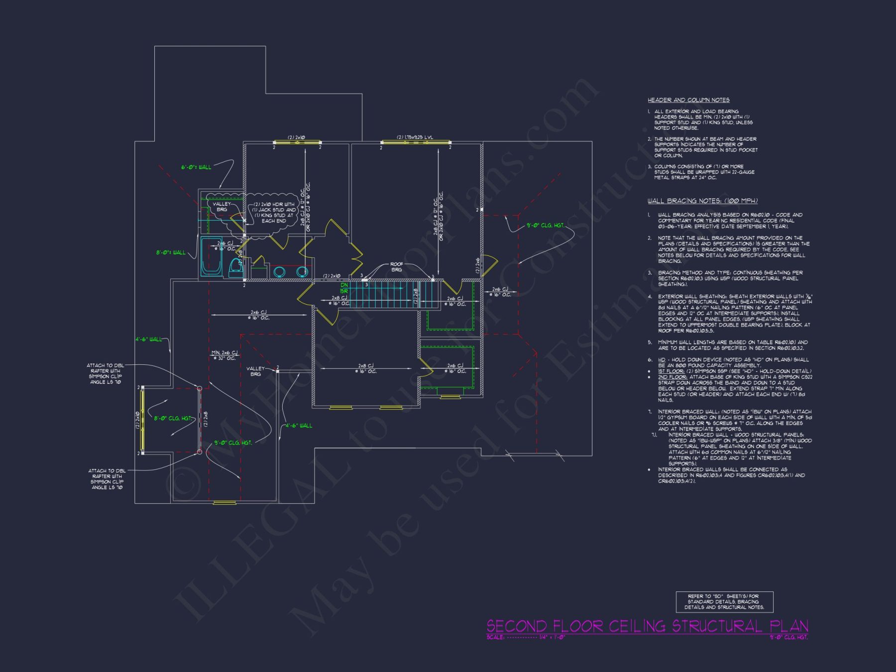 Customizable Craftsman house Plan with 2-Story Floor Blueprint