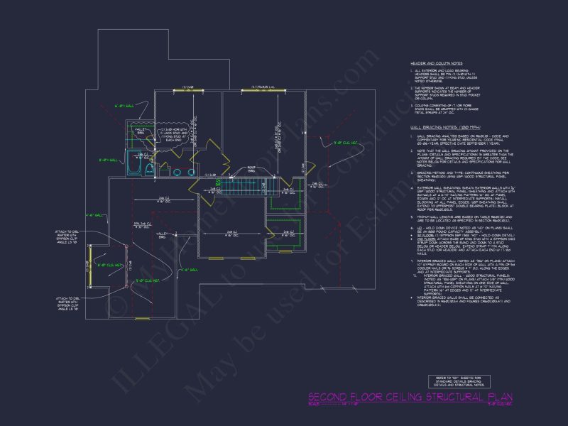Customizable Craftsman house Plan with 2-Story Floor Blueprint