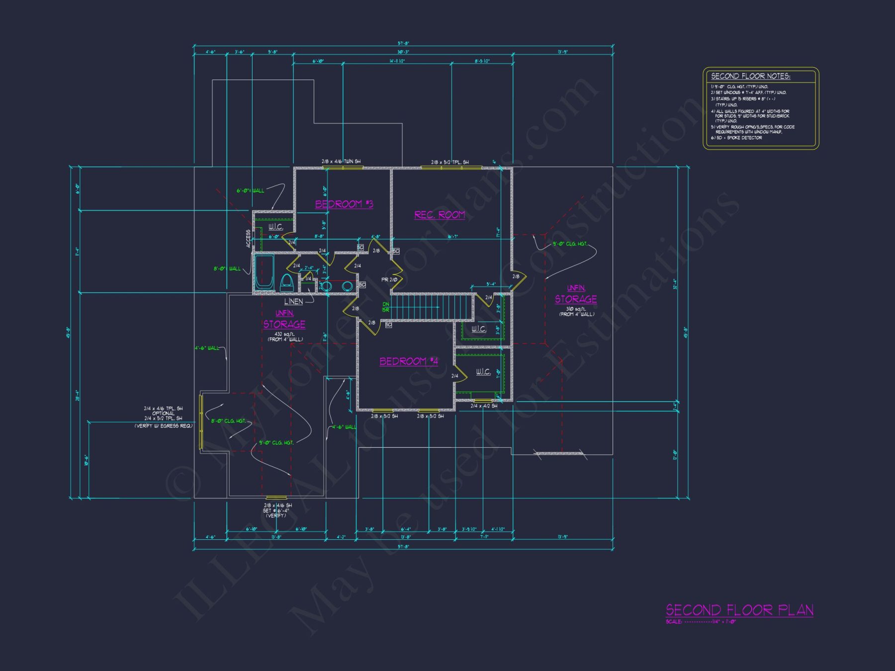 Customizable Craftsman house Plan with 2-Story Floor Blueprint