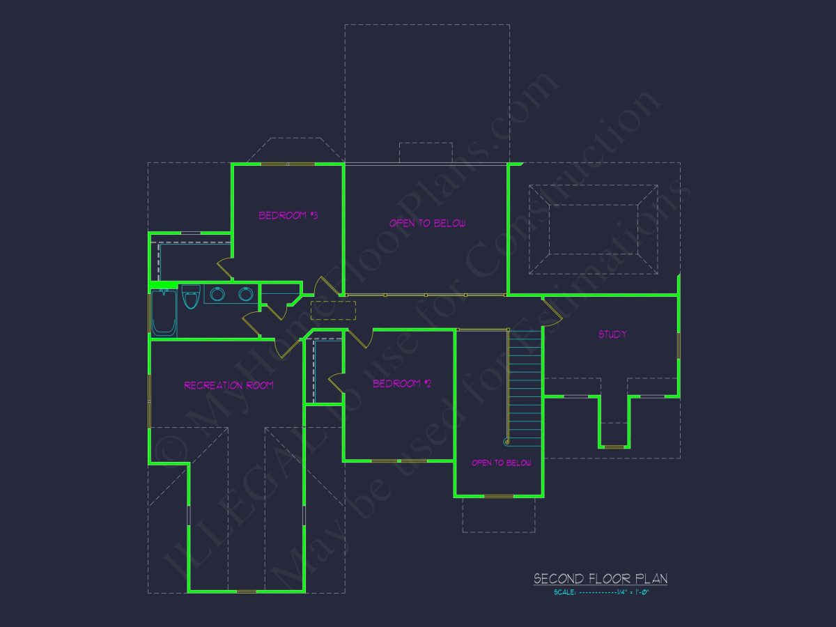 Customizable house Floor Plan: CAD Designs for All Builders