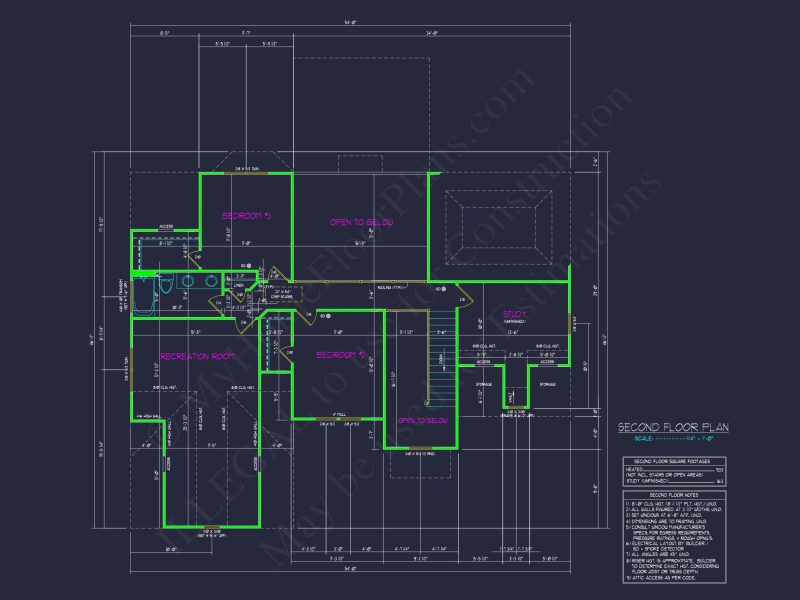 Customizable house Floor Plan: CAD Designs for All Builders