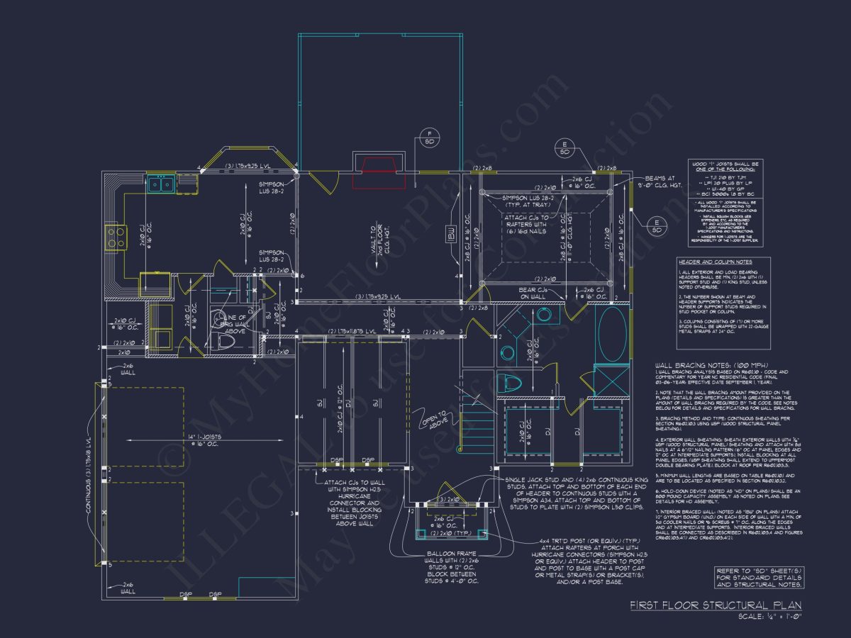 Customizable house Floor Plan: CAD Designs for All Builders