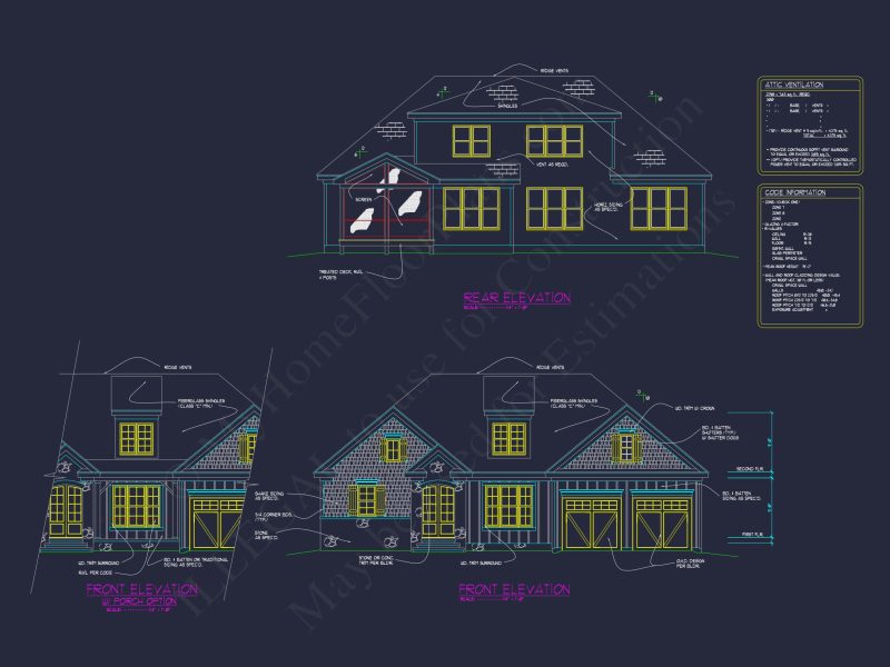 Customizable house Floor Plan with CAD Designs and Blueprint