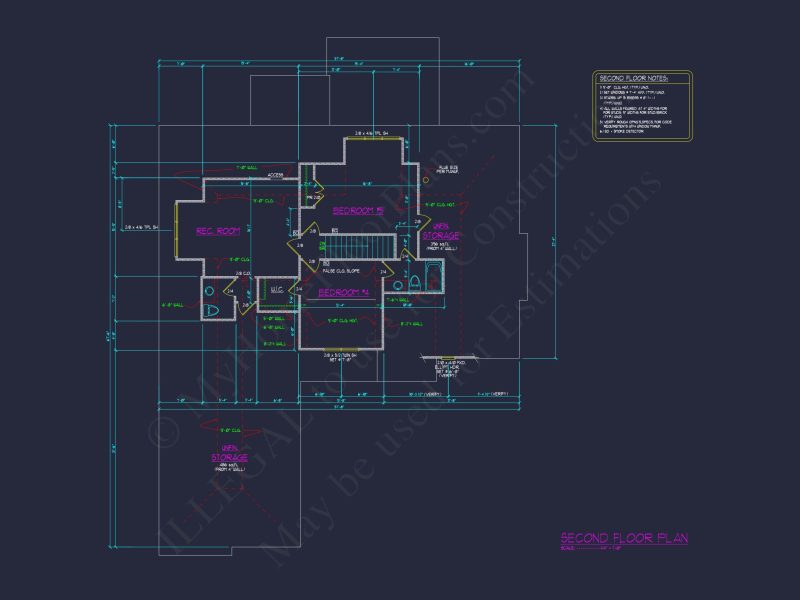 Customizable house Floor Plan with Modern CAD Designs