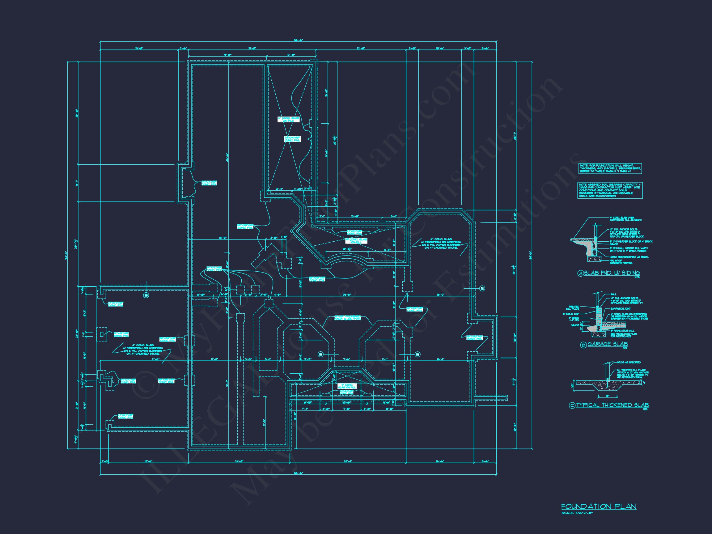 Customizable house Plan with 2-Story Blueprint and CAD Designs