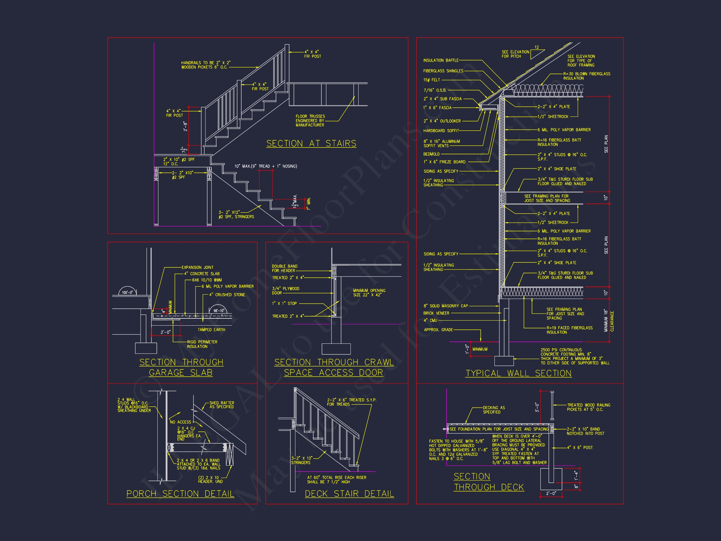 Customizable Home Plan with 3 Bedrooms,Basement & CAD Designs