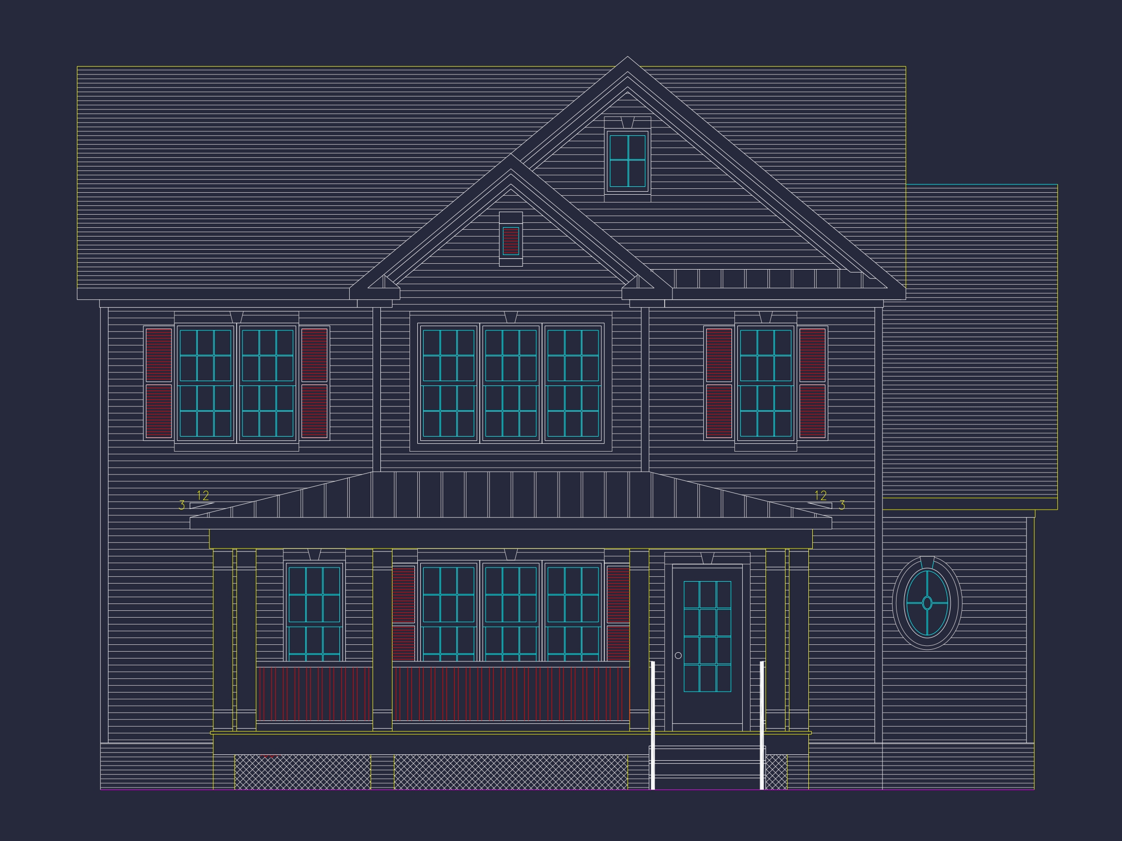 Customizable Home Plan with 3 Bedrooms,Basement & CAD Designs