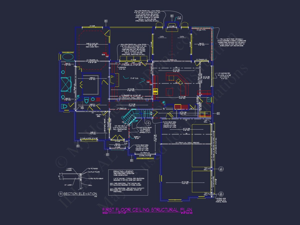 Customizable house Plan with CAD Blueprint, Architecture Designs