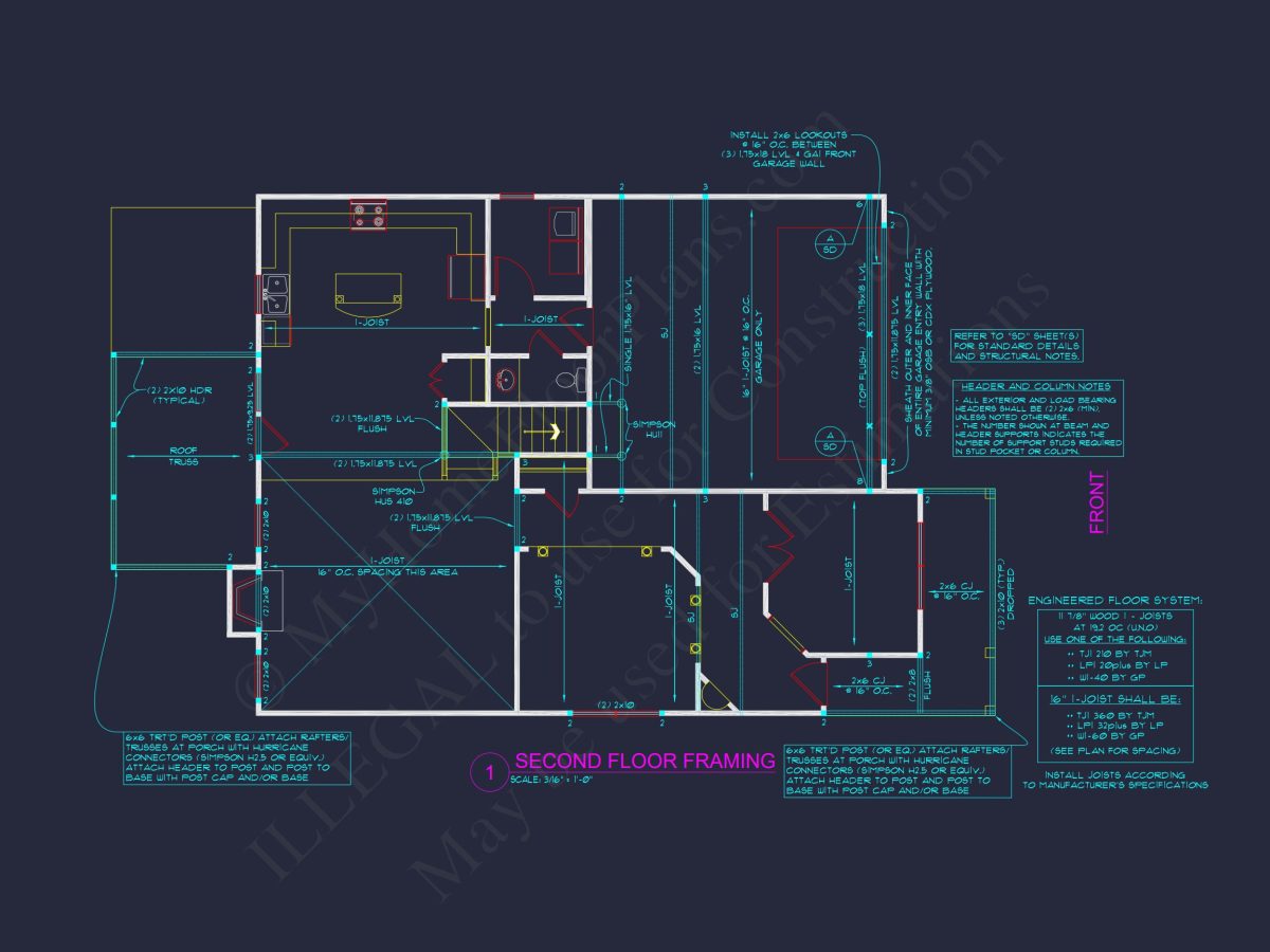 Customizable house Plan with CAD Designs and Blueprint