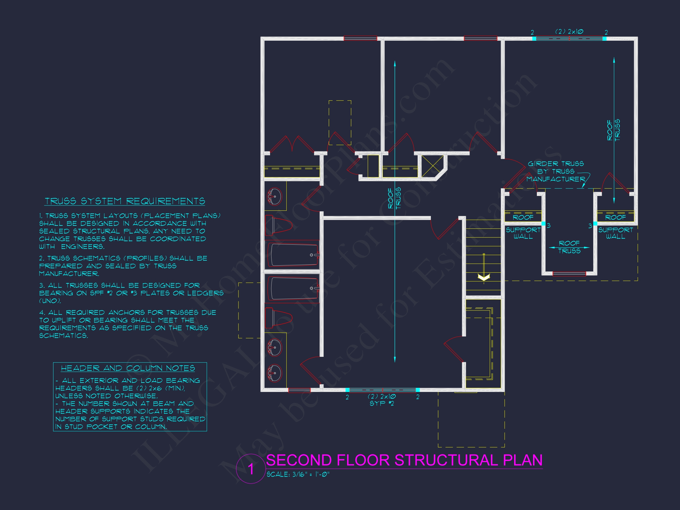 Customizable Home Plan with Detailed CAD Designs and Floor Blueprint