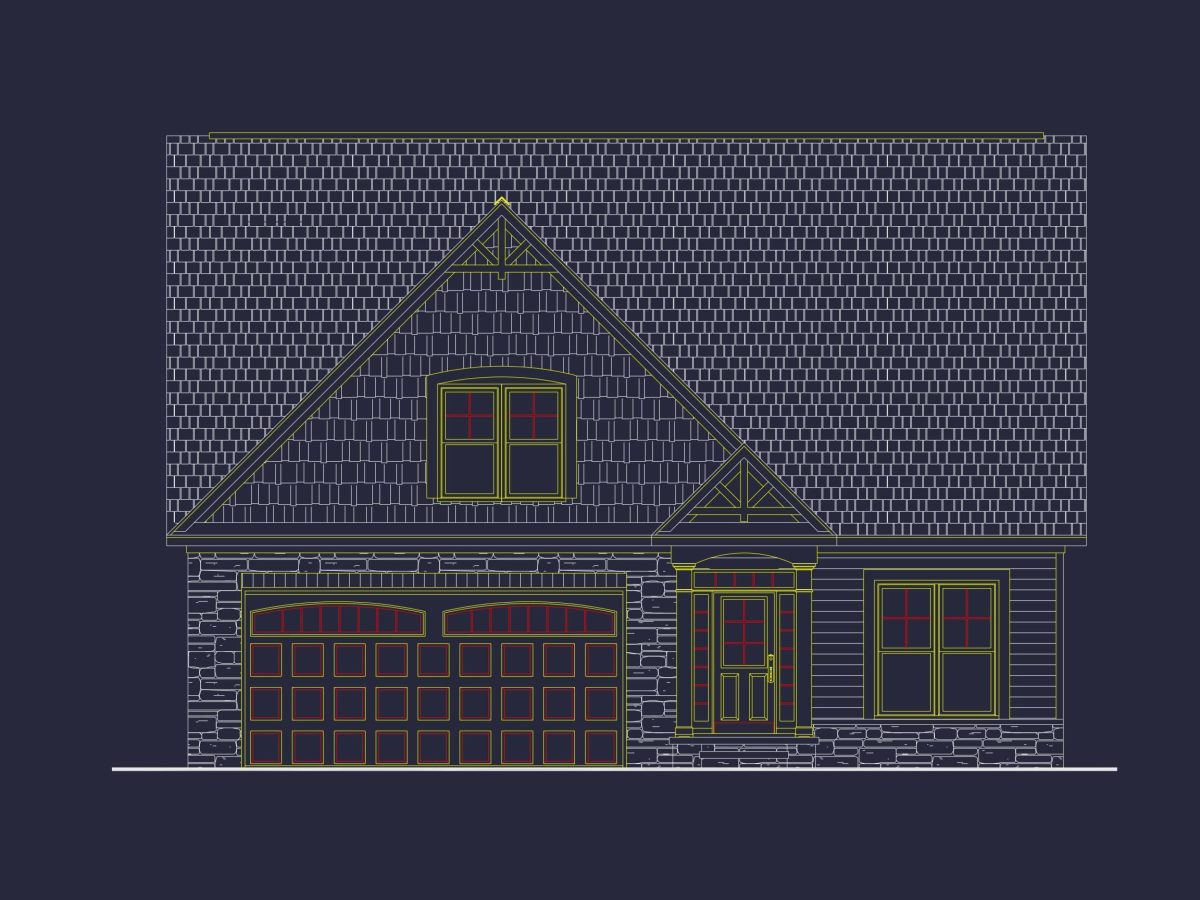 Customizable house Plan with Spacious Floor Layout, CAD-Ready Designs