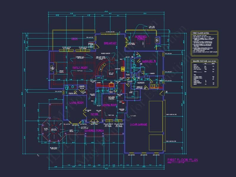 Customizable house Plan with Stunning Architecture and CAD Designs
